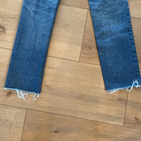 AG Isabelle High Rise Straight Crop. Raw Hem. Size 23 - Picture 9 of 13